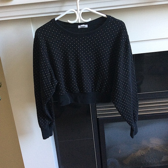 garage polka dot crop long sleeve - Picture 1 of 2